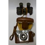 A pair of WWII binoculars, Bino Prism no2 MKII x 6 no10848, Kershaw and Son,