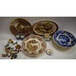 Ceramics - a set of Wedgwood limited edition plates, from the Blue and White Collection,