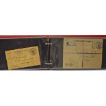 Stamps - album of official government departments and royalty postal history,