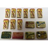 Advertising - a collection of Songsters gramophone needle tins,