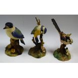 A Royal Crown Derby model, of a Kingfisher; others,