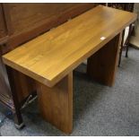 A 20th century mahogany sideboard of solid construction