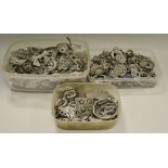 Various cold cast jewellery blanks for moulding including brooches, bangles, rings, bracelets,