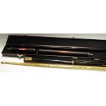 A Jimmy White signature series BCE custom cue snooker cue and extension,