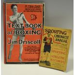 Boxing - Jim Driscoll 'The Text Book of Boxing' with 36 full-page illustrations published by Ewart.