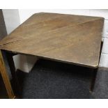 An oak credence table circa 1800