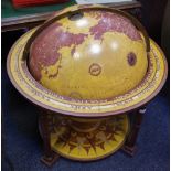 A Zoffoli terrestrial globe