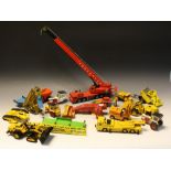 Die-Cast Vehicles - industrial and agricultural vehicles, including NZG Models JCB digger,