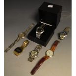 Watches - gentlemen's wrist watches, including Amadeus,