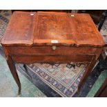A Louis XV Revival kingwood and marquetry dressing table,