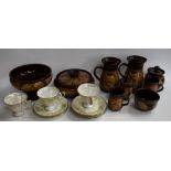 Ceramics - Skegness Pottery, including lidded tureen, fruit bowl, a pair of coffee pots,