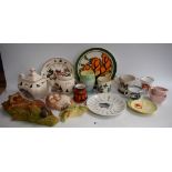 Ceramics - a Mason's Christmas Village pattern teapot; others, similar, milk jug,