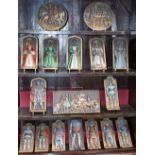 A set of Marcus Replicas wall plaques, Henry VIII and five of his wives,