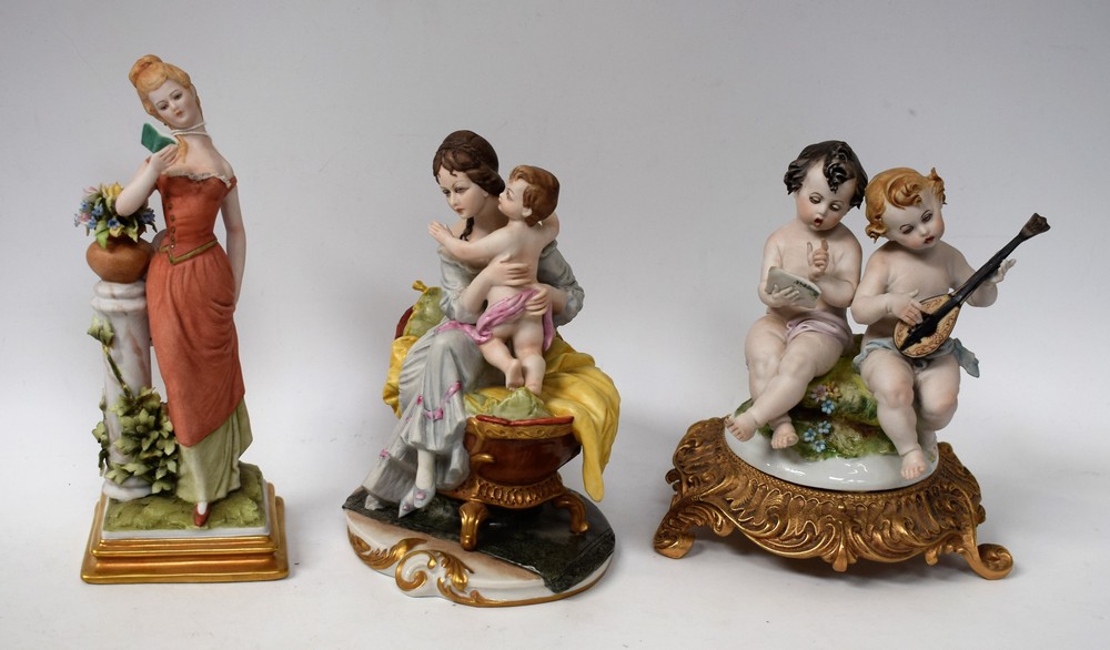 A Capodimonte figure,