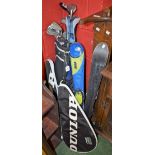 Sporting - golf clubs, various,