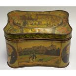 Barringer Wallis& Manners Limited - Queen Victoria's Jubilee of 1887 Tin - a Victorian incurved