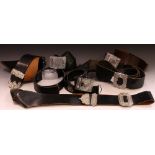 Scottish Regalia - various kilt belts and buckles
