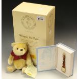 A Steiff Winnie the Pooh bear, limited edition 75th Anniversary,