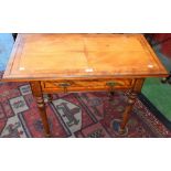 An Arts & Crafts side/writing table,