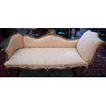 A Louis XV Revival softwood sofa,