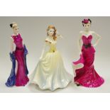 A Coalport ladies of fashion figurine Camilla; others, Jean sophisticated lady,