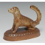 An unusual and rare 19th century Brampton salt glazed stoneware novelty water squirter,