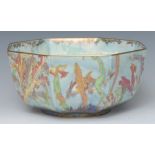 A Wedgwood Fairyland lustre octagonal bowl, designed by Daisy Makeig-Jones,