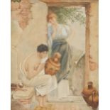 A L Franke (early 20th century) The Vase Painter signed, dated 1914, watercolour,