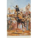 Julia Noble, by and after, The Rodeo, limited edition print, numbered 2/75 and signed in pencil, 38.