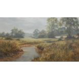 **Dipnall Peaceful Waters signed, oil on canvas,