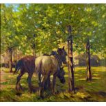 Arthur Spooner (1873-1962) Welcome Shade signed, oil on canvas, 63.