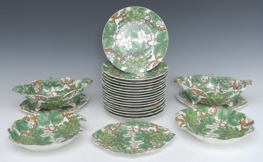 A 19th century Spode dessert service,