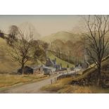 Alan Ingham (contemporary) Rural Industry, Mill Dale, Derbyshire signed, watercolour,