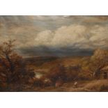 J **mell (late 19th century) Approaching Storm indistinctly signed, dated 1870, oil on canvas,