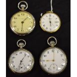 Pocket Watches - four pocket watches, including, Sekonda, Hourmaster,