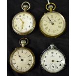 Pocket Watches - a Railway Timekeeper pocket watch; an Ingersoll Leader pocket watch;