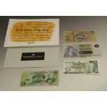 Scottish Banknotes - Clydesdale Bank £5 1972 unc, Bank of Scotland: £1 1969 GF, 1976 GVF,