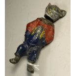 A Victorian cold painted cat,