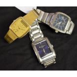 Watches - a gentleman's Umbro stainless steel fashion watch; a Ben Sherman watch;