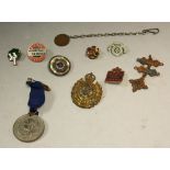 Badges - Royal Engineers, Ministry of Health Hospital Service, WVS Civil Defence,