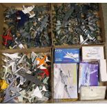Model Aircraft Kits - mostly constructed, including Revell Junkers Ju-88C-6c,