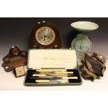 Boxes and Objects - an Art Deco cased mantel clock,