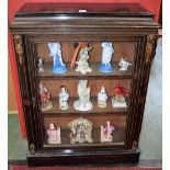 A 19th century gilt metal mounted ebonised pier cabinet,