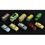 Matchbox Lesney Toys - 1-75 series, 7b, Ford Anglia, light blue, green tinted windows,