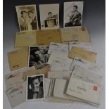 Autographs and printed collectors club issue photographs inc Arlene Dahl, Ferdinando Lamas,