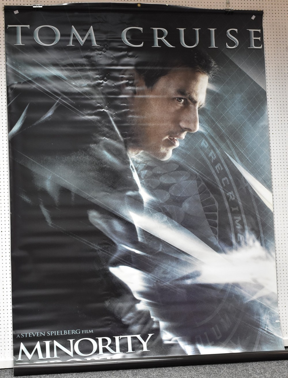 Cinema lobby posters, Minority Report, 272cm x 151cm; The Last Samurai x 2, - Image 2 of 2