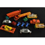 Matchbox Toys - King-Size K8-1 Laing Prime Mover, orange Scammel 6x6 tractor and trailer,