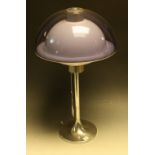 A mid 20th century Lumitron table lamp, designed by Robert Welch,