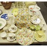 Quantity of Carlton ware, including Australian design Foxglove bowl and jugs; chintz cake stands,