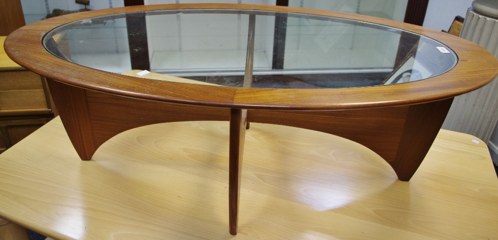 A G-Plan retro teak coffee table,